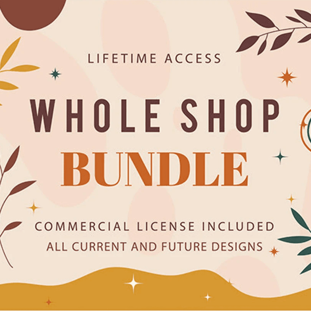 Whole Shop Bundle, Every Sewing Pattern Created, All Current & Future Sewing Patterns, Lifetime Access