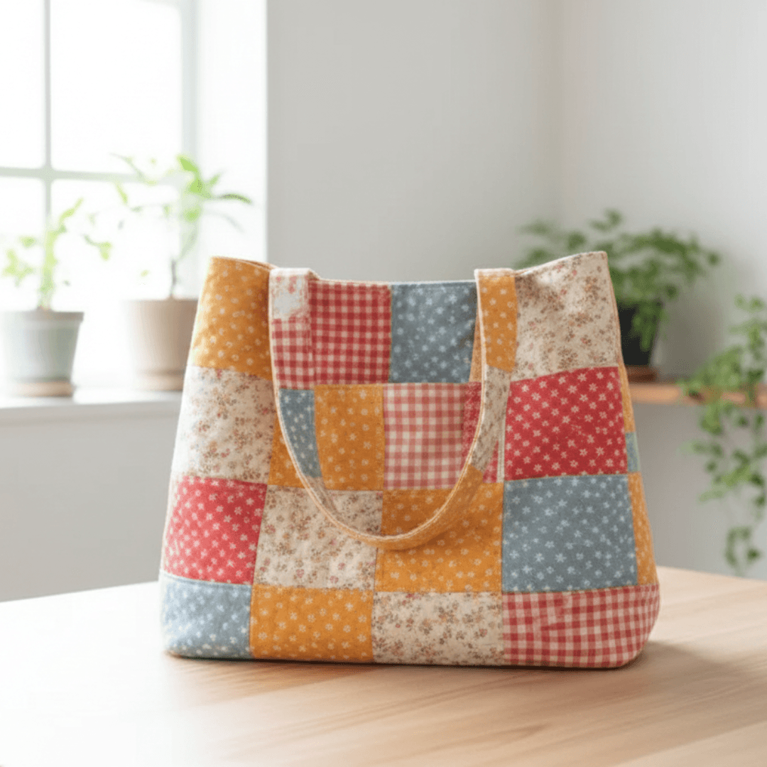 Tote Bag Sewing Pattern, Video Tutorial